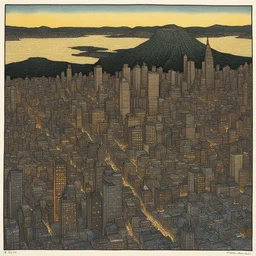 a city by Tom Killion