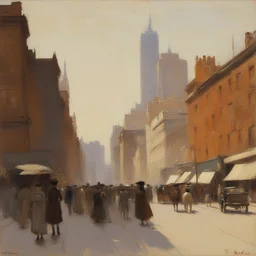 a city by Tom Roberts
