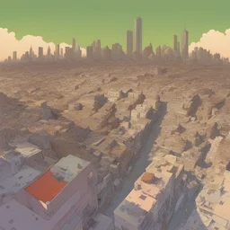 a city by Tomer Hanuka