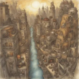a city by Tony DiTerlizzi