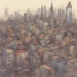 a city by Tony Sandoval