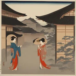 a city by Uemura Shoen