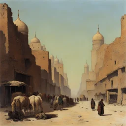 a city by Vasily Vereshchagin