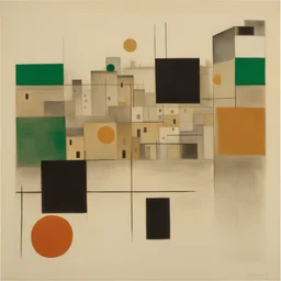 a city by Victor Pasmore
