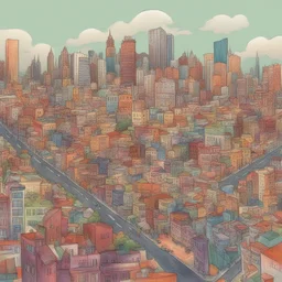 a city by Victorina Durán
