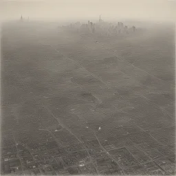 a city by Vija Celmins