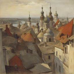 a city by Viktor Vasnetsov