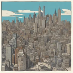 a city by Vince Colletta