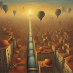 a city by Vladimir Kush