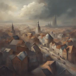 a city by Vytautas Kairiukstis