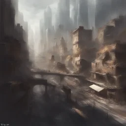 a city by WLOP