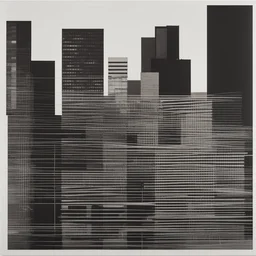 a city by Wade Guyton