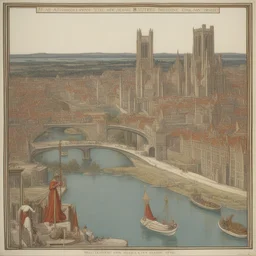 a city by Walter Crane