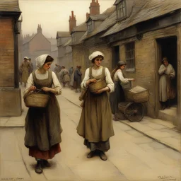 a city by Walter Langley