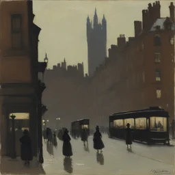a city by Walter Sickert