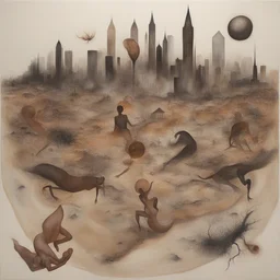 a city by Wangechi Mutu