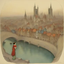 a city by Warwick Goble
