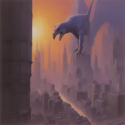 a city by Wayne Barlowe