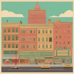 a city by Wes Anderson