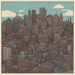 a city by Wes Benscoter