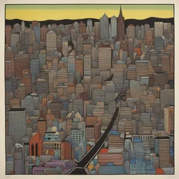 a city by Wes Wilson