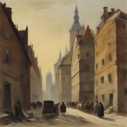 a city by Wilhelm Kotarbiński