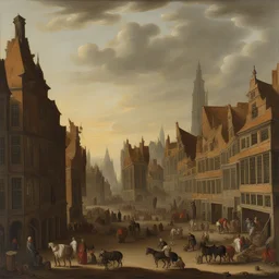 a city by Willem van Haecht