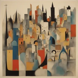 a city by Willi Baumeister
