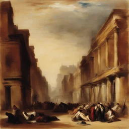 a city by William Etty