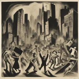 a city by William Gropper