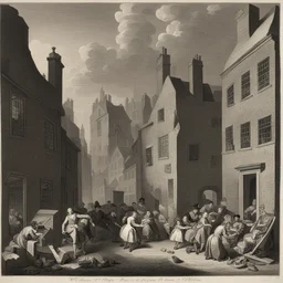 a city by William Hogarth