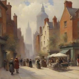 a city by William Kay Blacklock
