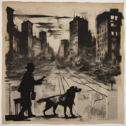 a city by William Kentridge