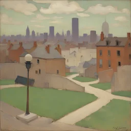 a city by William Langson Lathrop