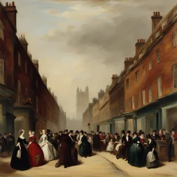 a city by William Powell Frith