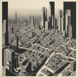 a city by Wim Crouwel