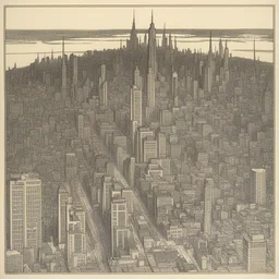 a city by Winsor McCay