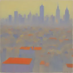 a city by Wolf Kahn
