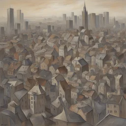 a city by Wolfgang Paalen