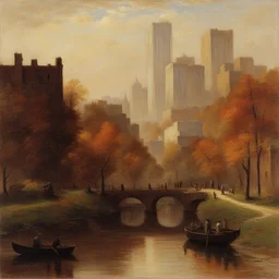 a city by Worthington Whittredge