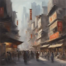 a city by Xiaofei Yue