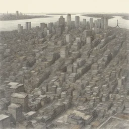 a city by Yoshikazu Yasuhiko