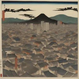 a city by Yoshitoshi Abe