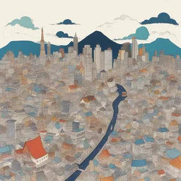 a city by Yuko Tatsushima
