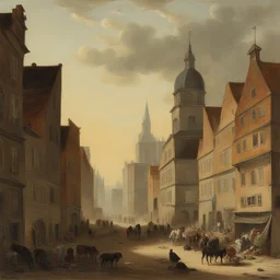 a city by Zacharias Martin Aagaard
