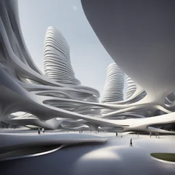 a city by Zaha Hadid
