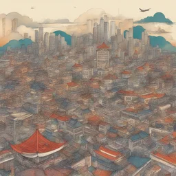 a city by Zeen Chin