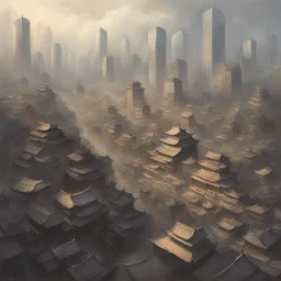 a city by Zheng Wei Gu