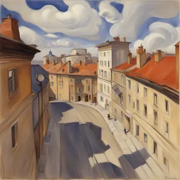 a city by Zinaida Serebriakova