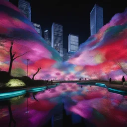 a city by teamLab